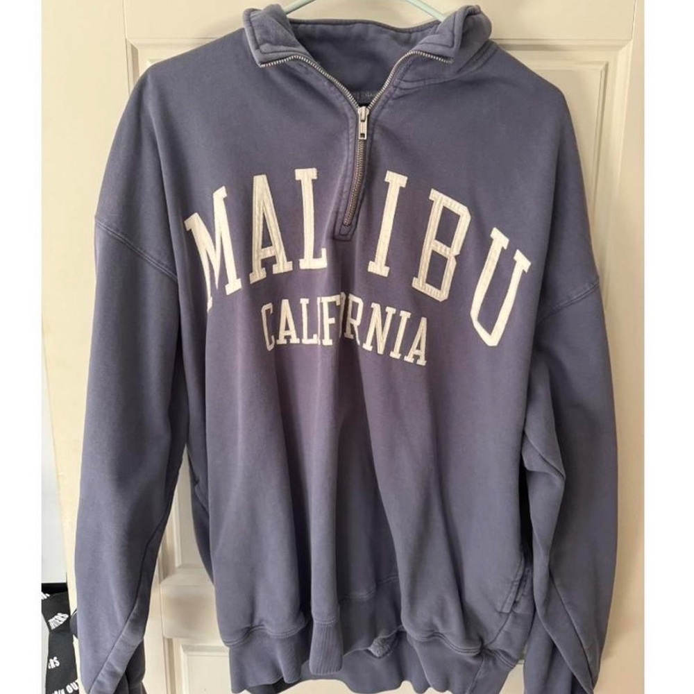 brandy melville quarter zip